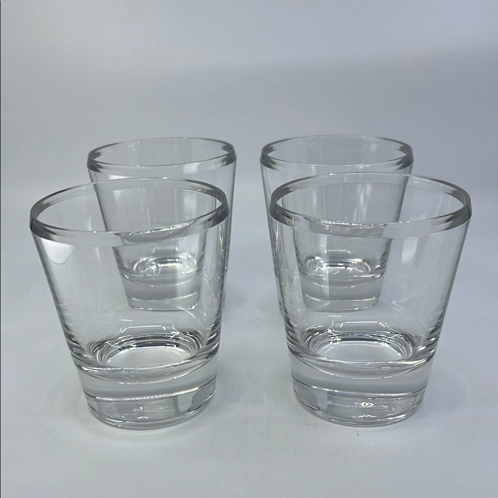 Nachtmann Plain Crystal Whisky Thumbler Set Of Four